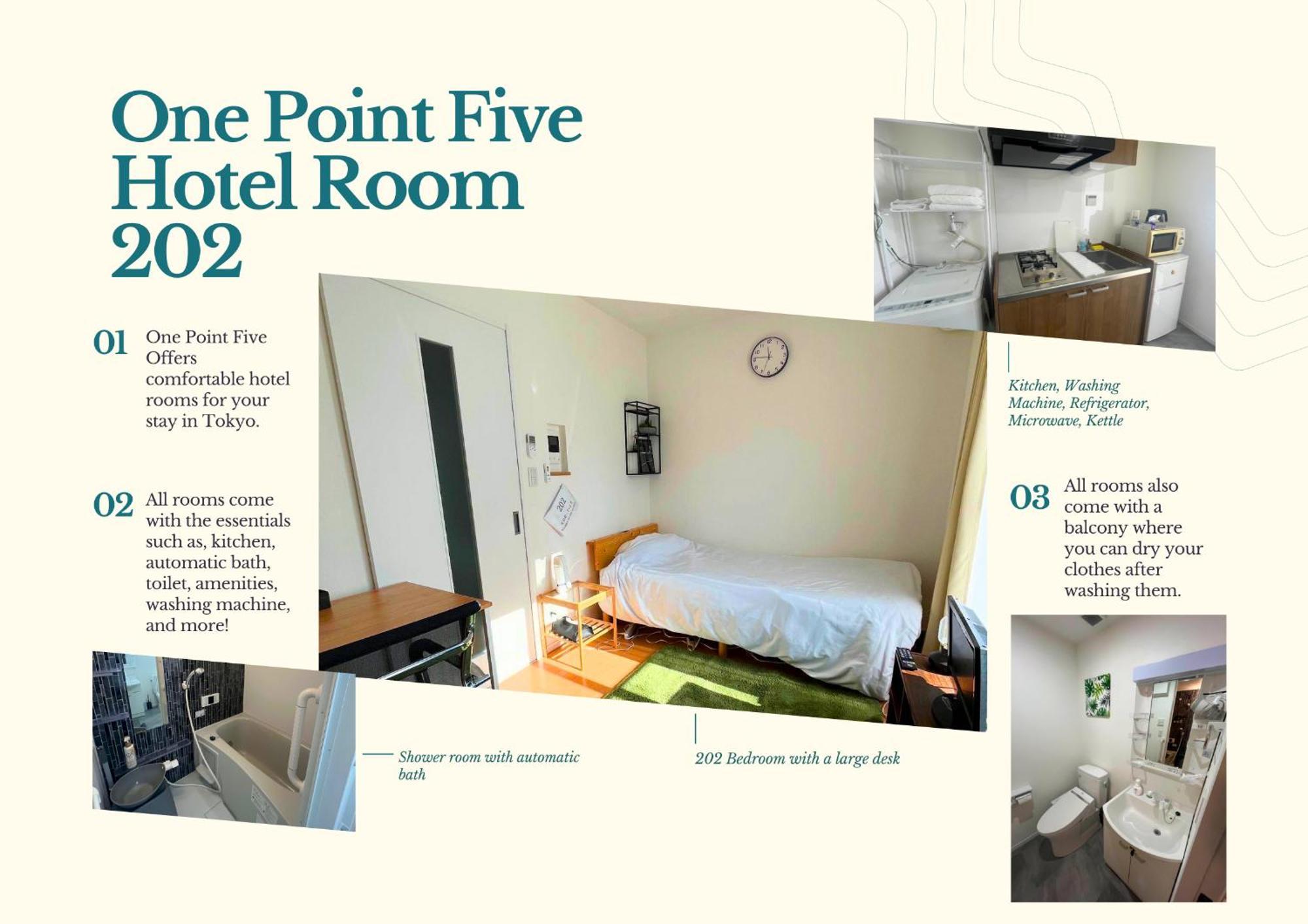 Hotel One Point Five Tokyo Esterno foto